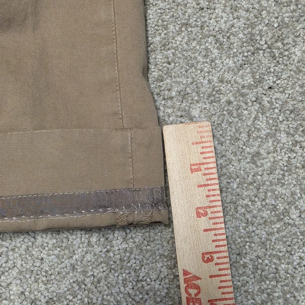 Wallace & Barnes Tessuti Sonriso Chino Trousers Khaki W29 L29 Slim Straight Mens